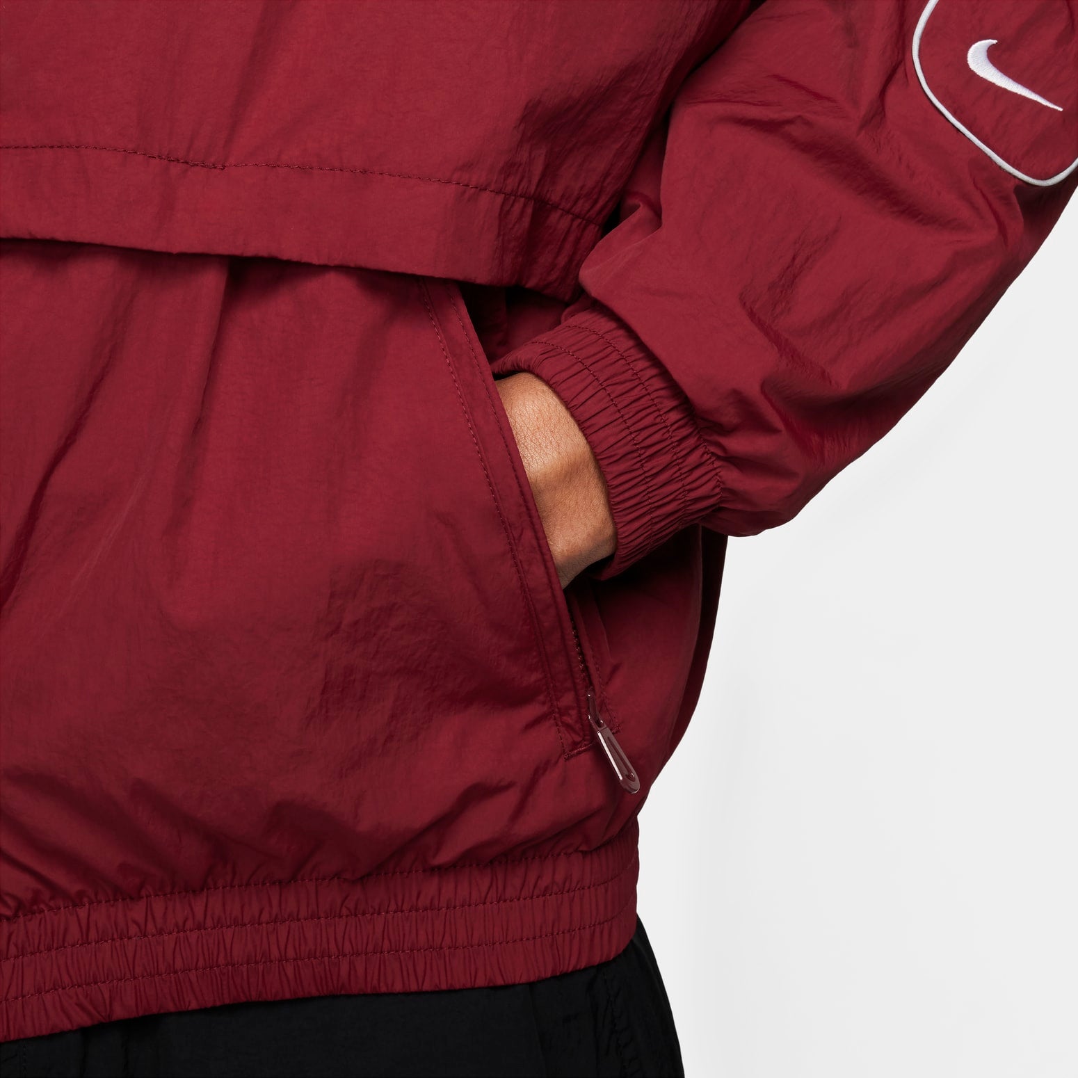 Sportswear Solo Swoosh Woven Track Jacket 'Red'