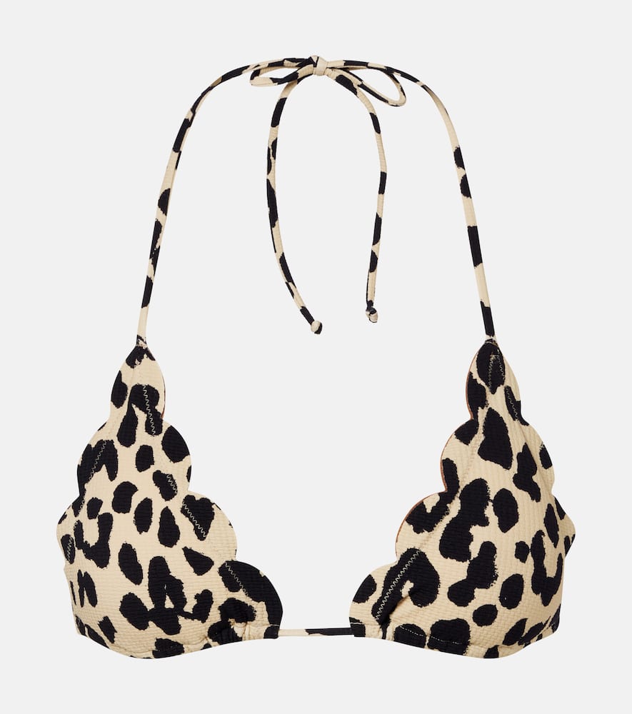 Broadway leopard-print bikini top