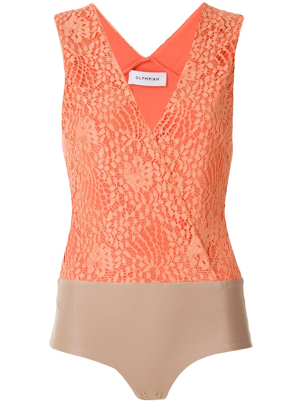 Petale lace bodysuit - Orange
