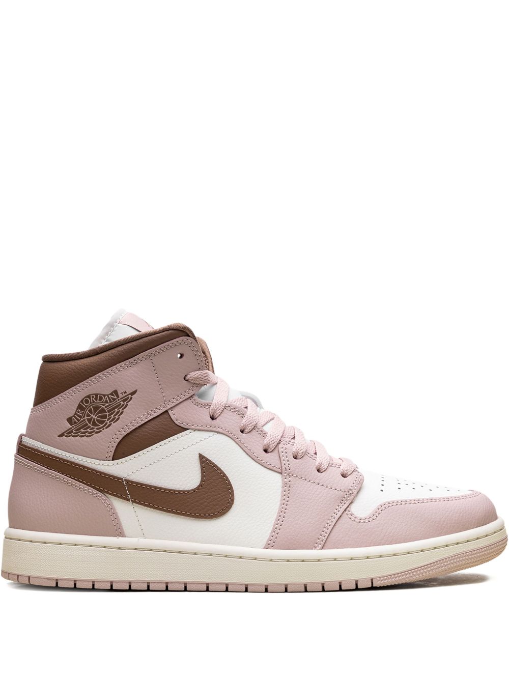 Jordan Jordan 1 Mid "Pink Oxford/Brown" sneakers