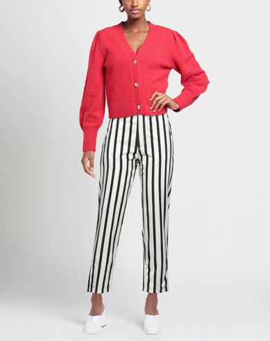 Woman Pants White Size S Cotton