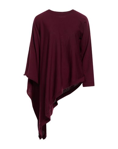 Woman Sweater Burgundy Size 6 Wool