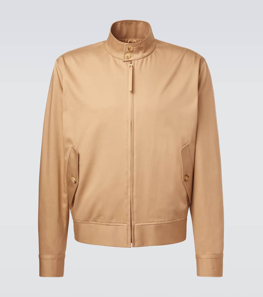 Cotton blouson jacket
