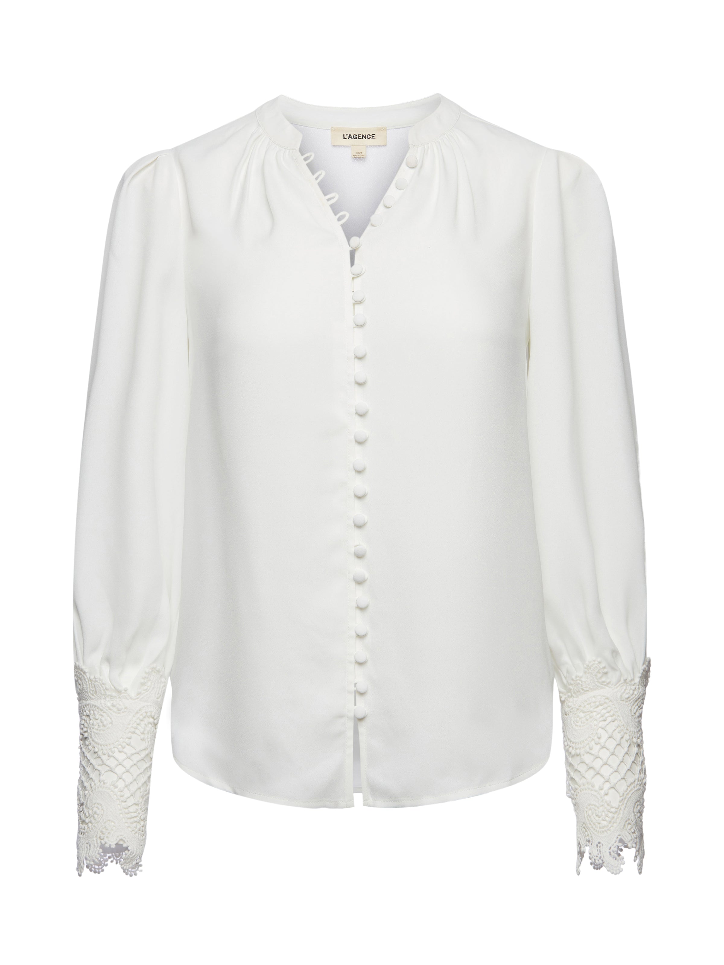 Ava Blouse Top In Ivory