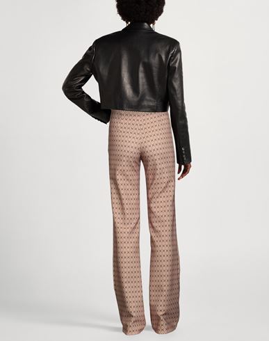 Woman Pants Sand Size 4 Polyester, Elastane