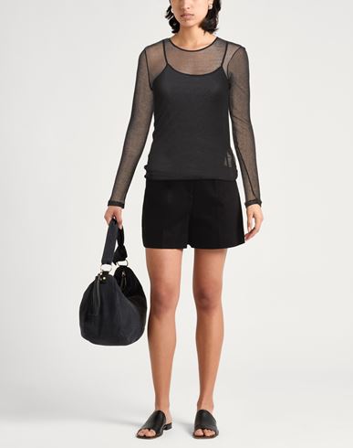 Woman Sweater Black Size 1 Micro modal, Cashmere