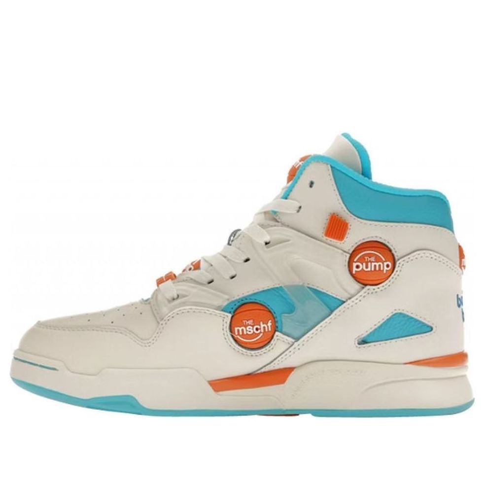 X MSCHF R Pump Omni Zone 2 'White Blue Orange'