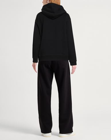 Woman Sweatshirt Black Size L Cotton