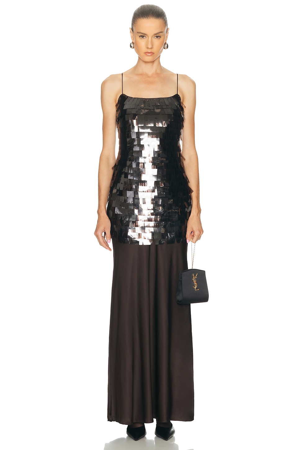 Staud Mesa Dress in Earth - Chocolate. 6 also