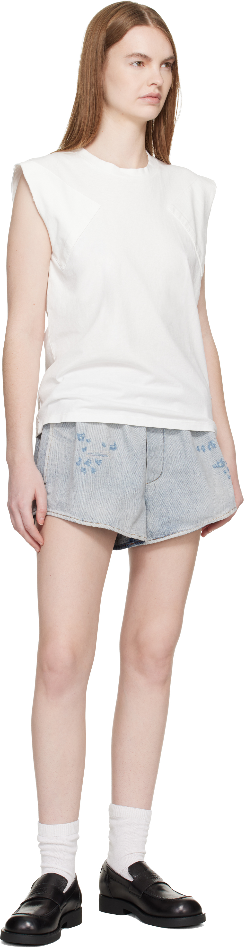 Blue Boxer Denim Shorts