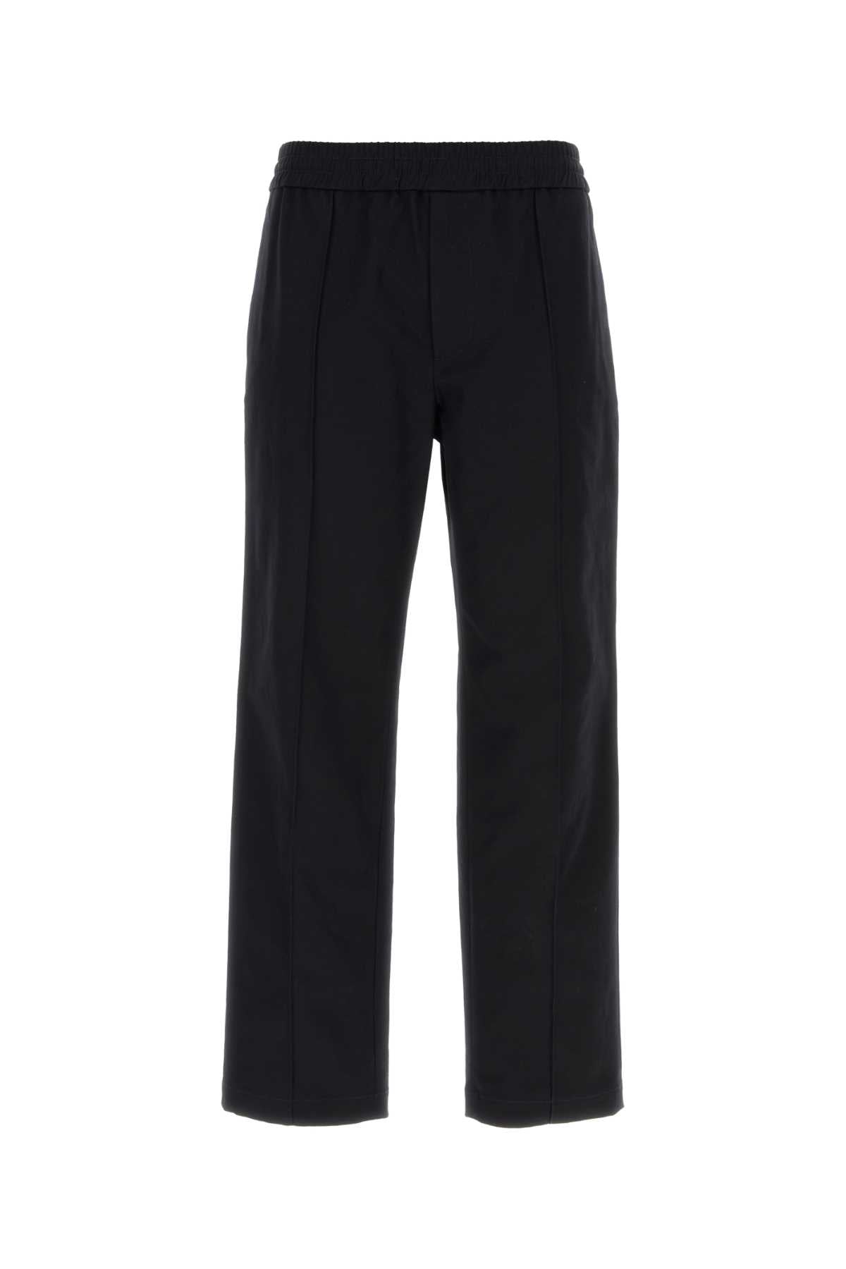 Stretch Cotton Trousers — Navy