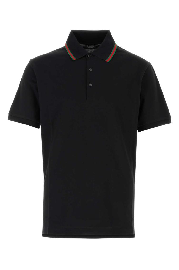 Gucci - piquet shirt polo collar short sleeve