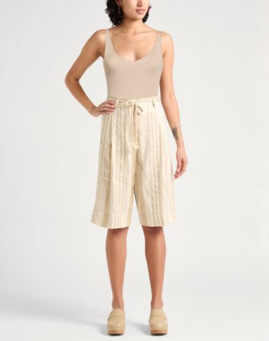Woman Top Beige Size L EcoVero viscose, Nylon