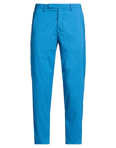 Man Pants Azure Size 32 Wool, Polyester, Elastane