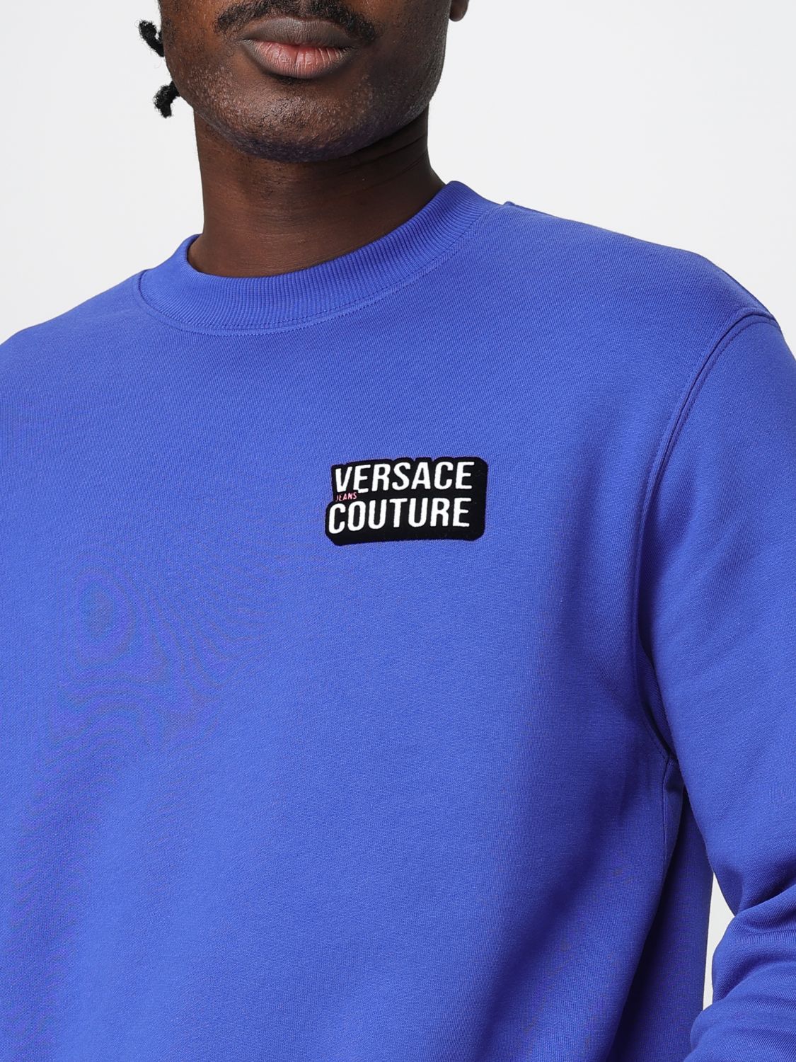 Sweatshirt Men color Blue