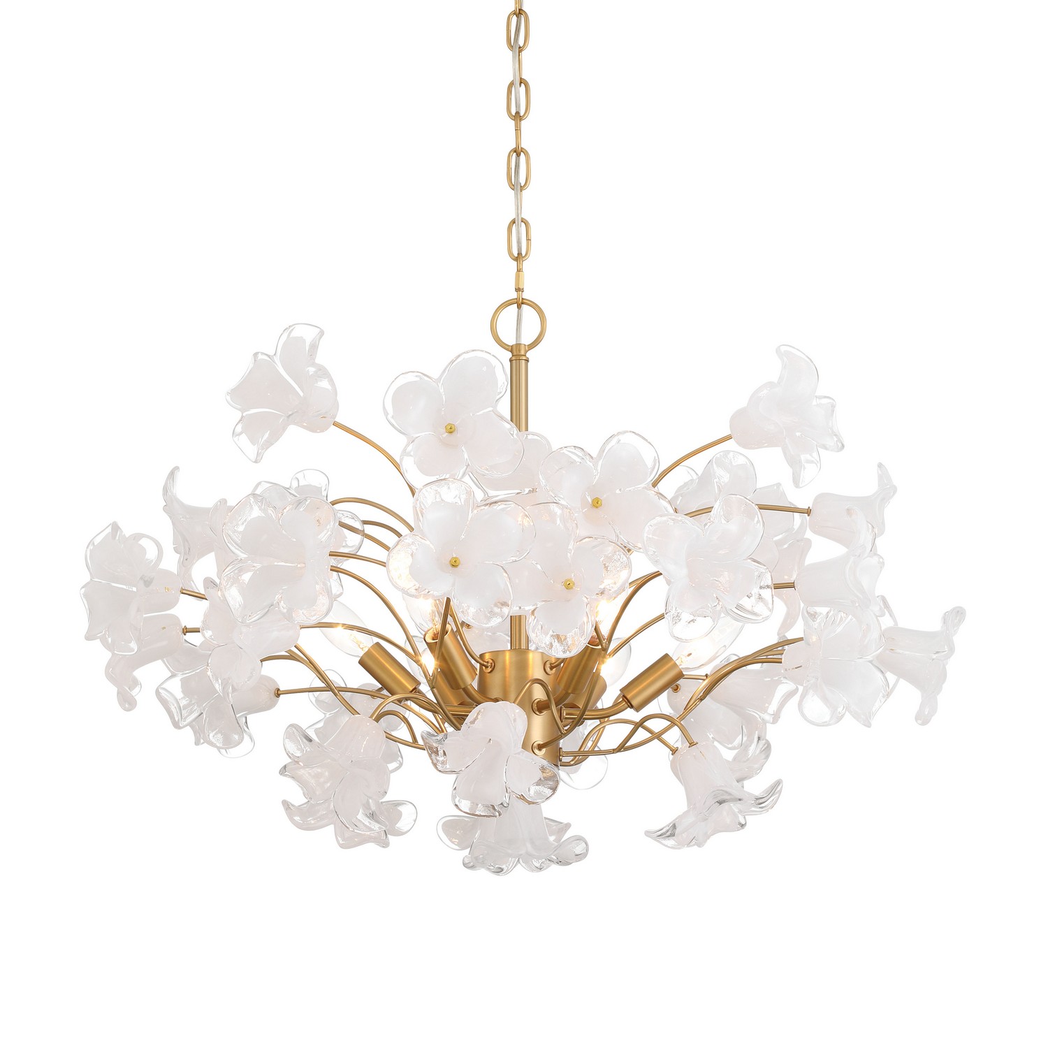 Legacy Brass Chandelier from the Bloome Collection