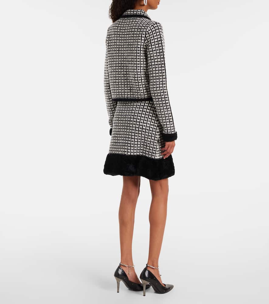 Wool-blend cardigan