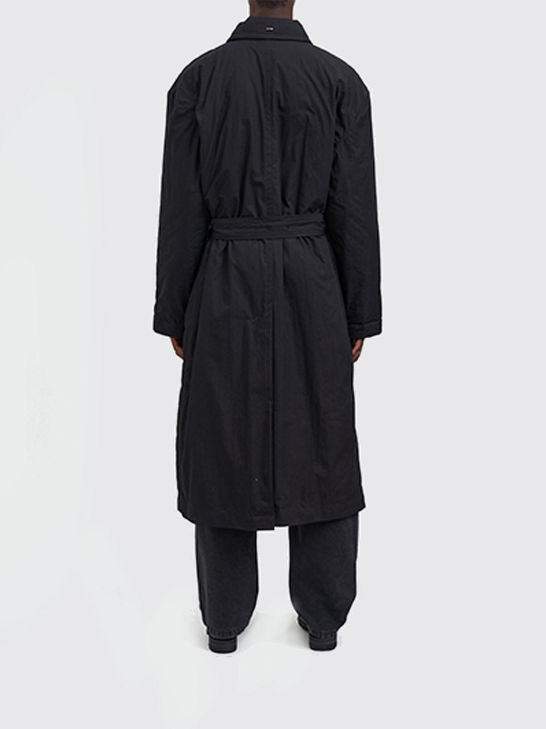 Coat Men color Black