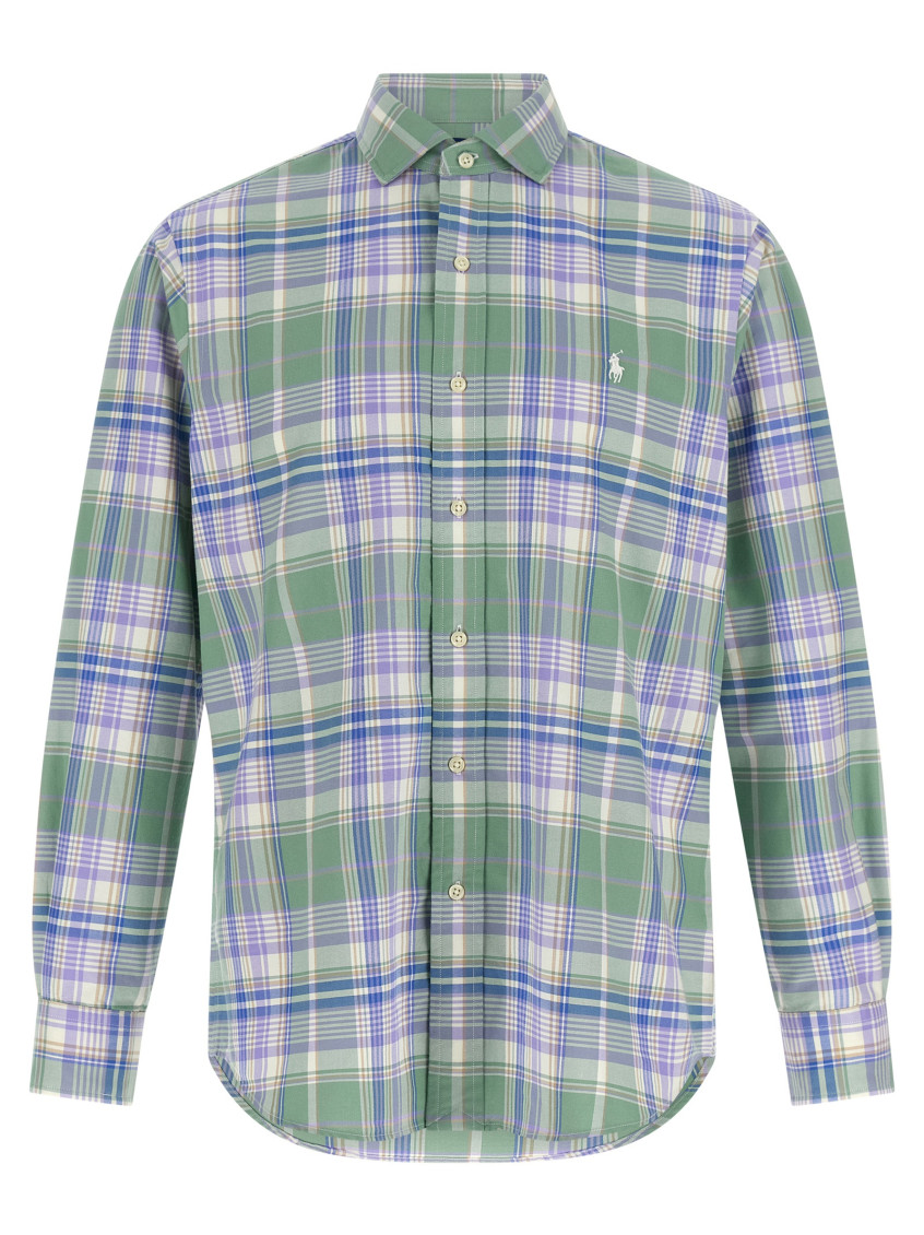 Green Regular Check Shirt