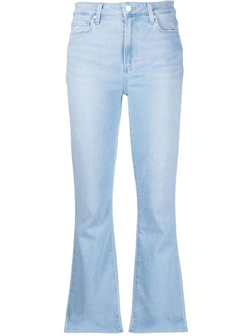 Cropped flared jeans - Blue