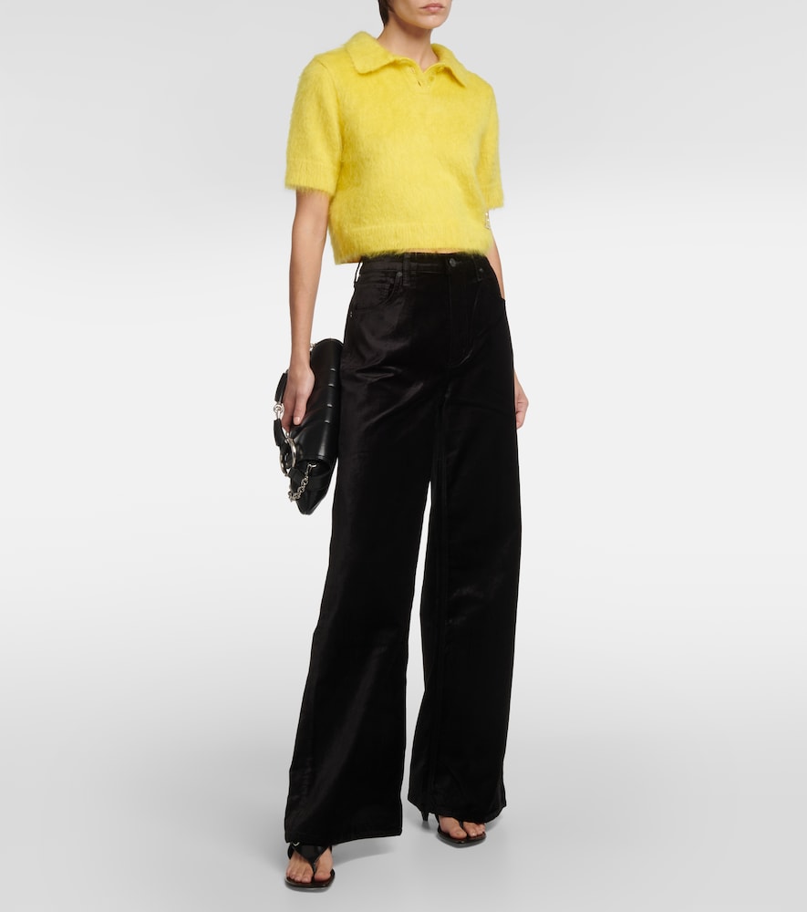 Paloma high-rise wide-leg jeans
