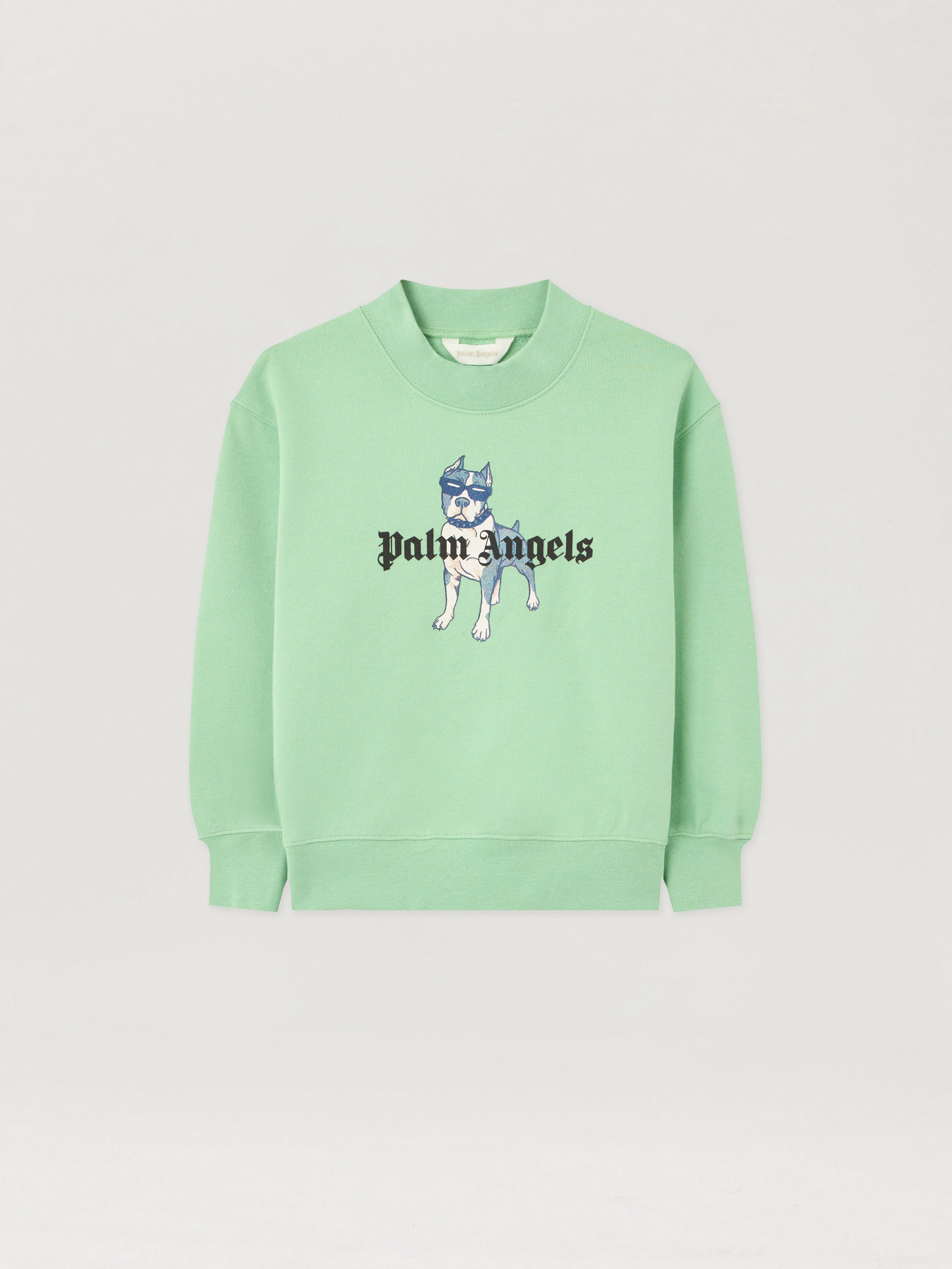 Palm Dog Crewneck Kids  Verde/green
