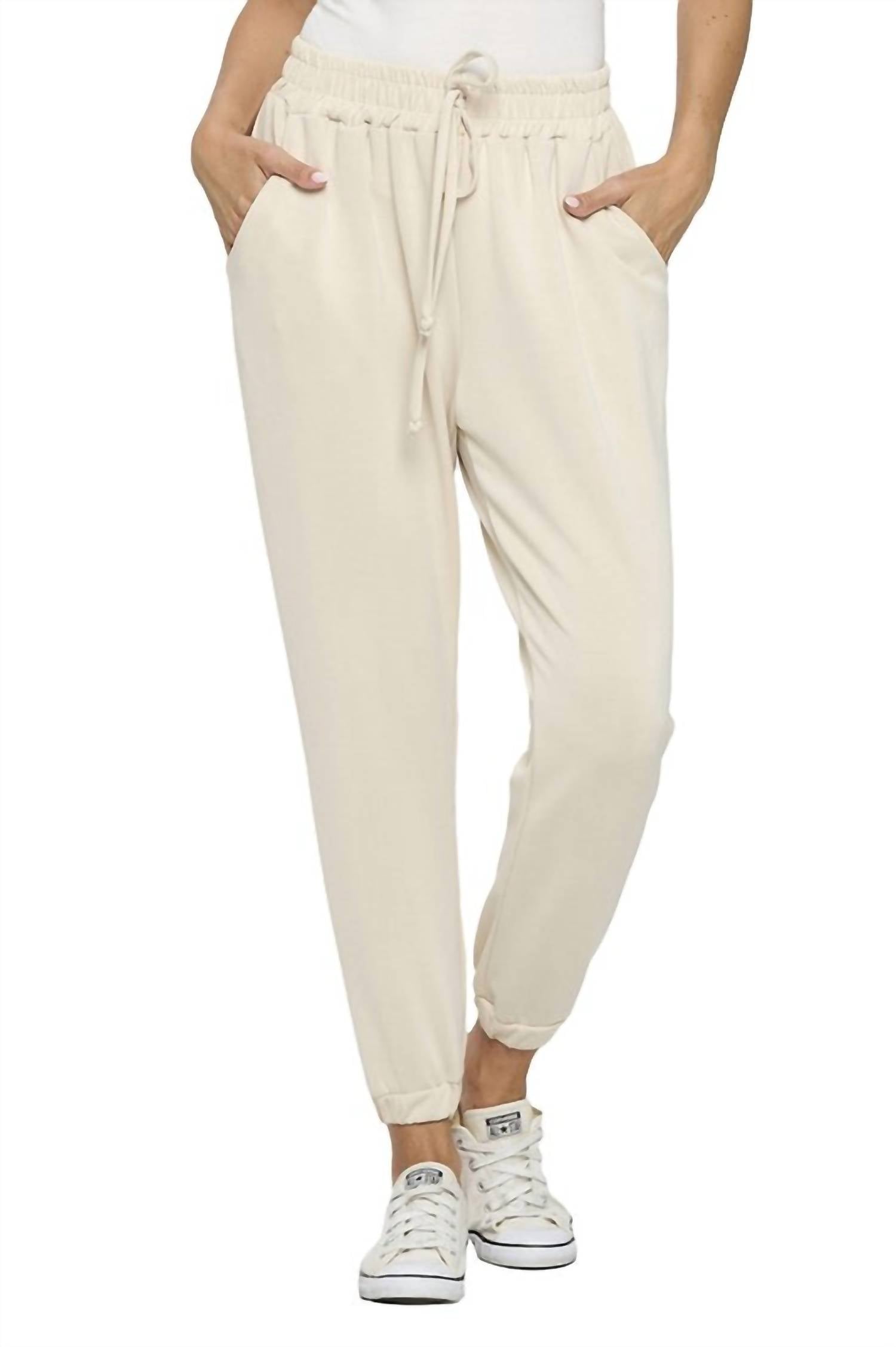 Scuba Joggers In Ivory