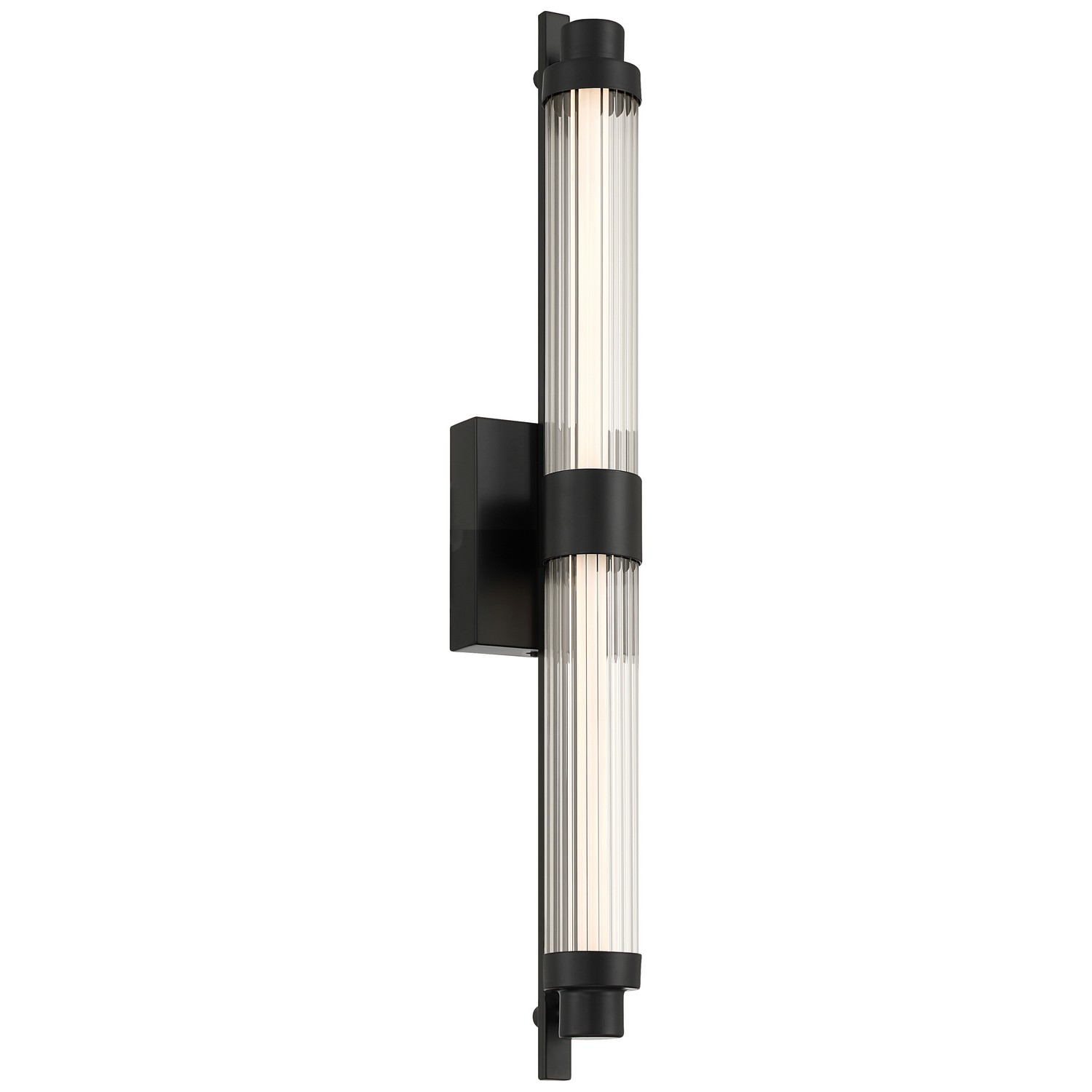 Black LED Bathroom Vanity Light from the Julia Collection