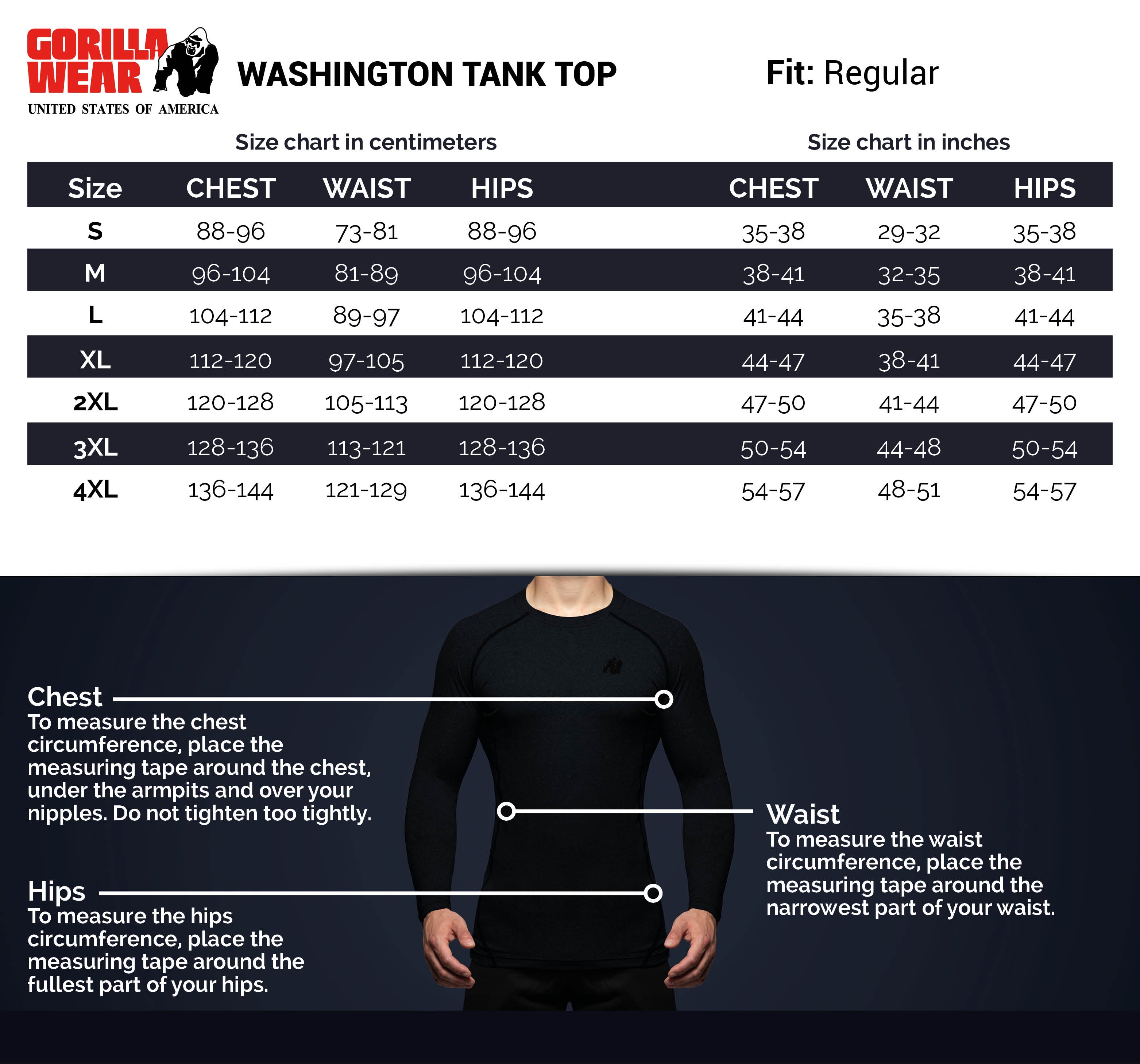 Washington Tank Top - Gray