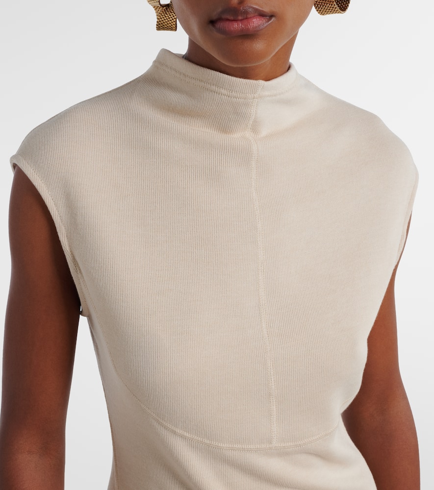 Zana ribbed-knit top