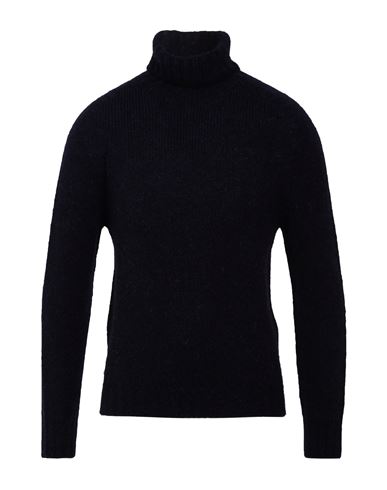 Man Turtleneck Midnight blue Size M Alpaca wool, Polyamide