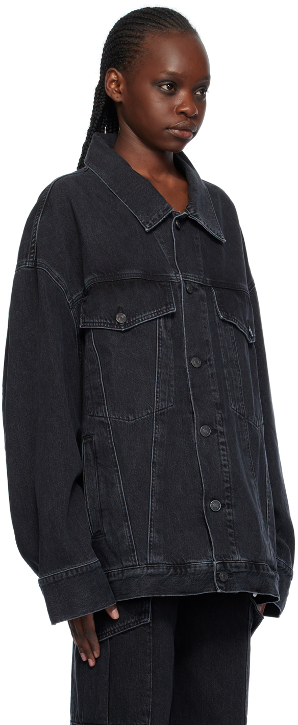 AGOLDE Black Wayne Denim Jacket