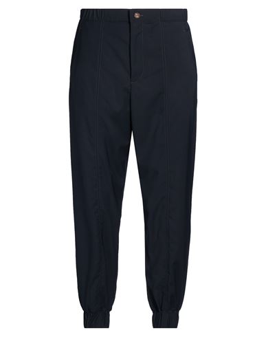 Hevò Man Pants Midnight blue Size L Polyester, Viscose, Elastane