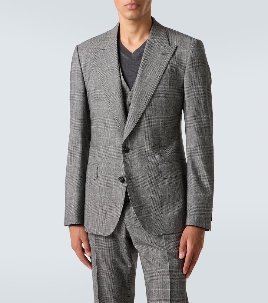 Wool-blend suit