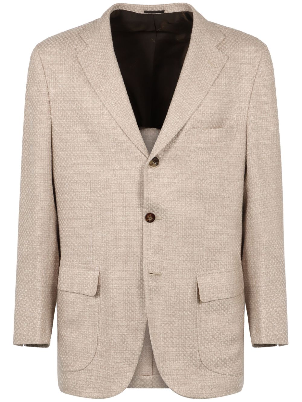 Cashmere-wool jacket - Neutrals