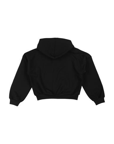 Kid Girl Sweatshirt Black Size 14 Cotton, Elastane