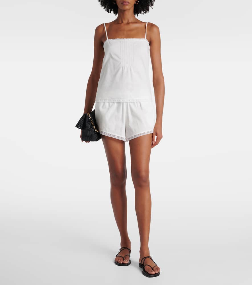 Denise cotton voile shorts