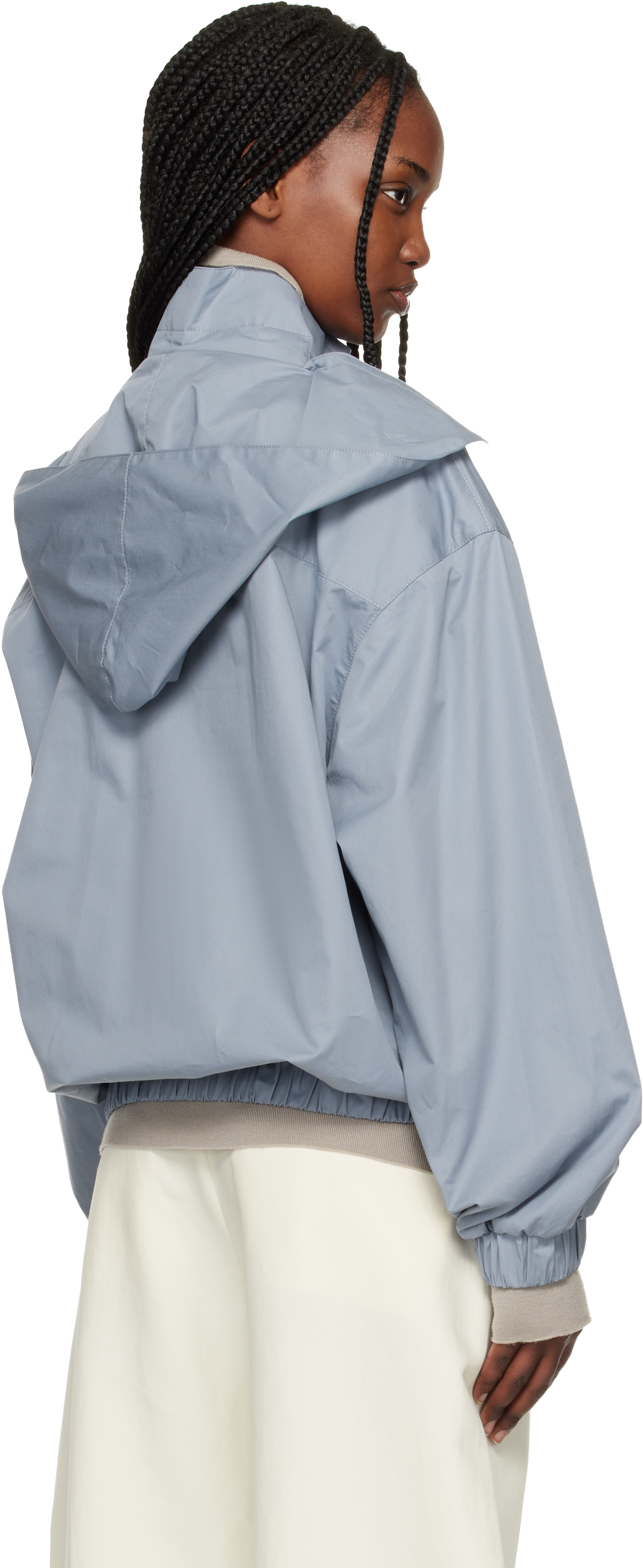 Gray Cotton Suit Avio Suit Windbreaker