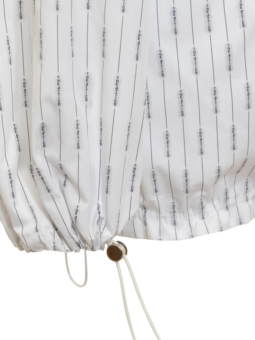 -Logoed Mini Dress Abiti Bianco-Donna