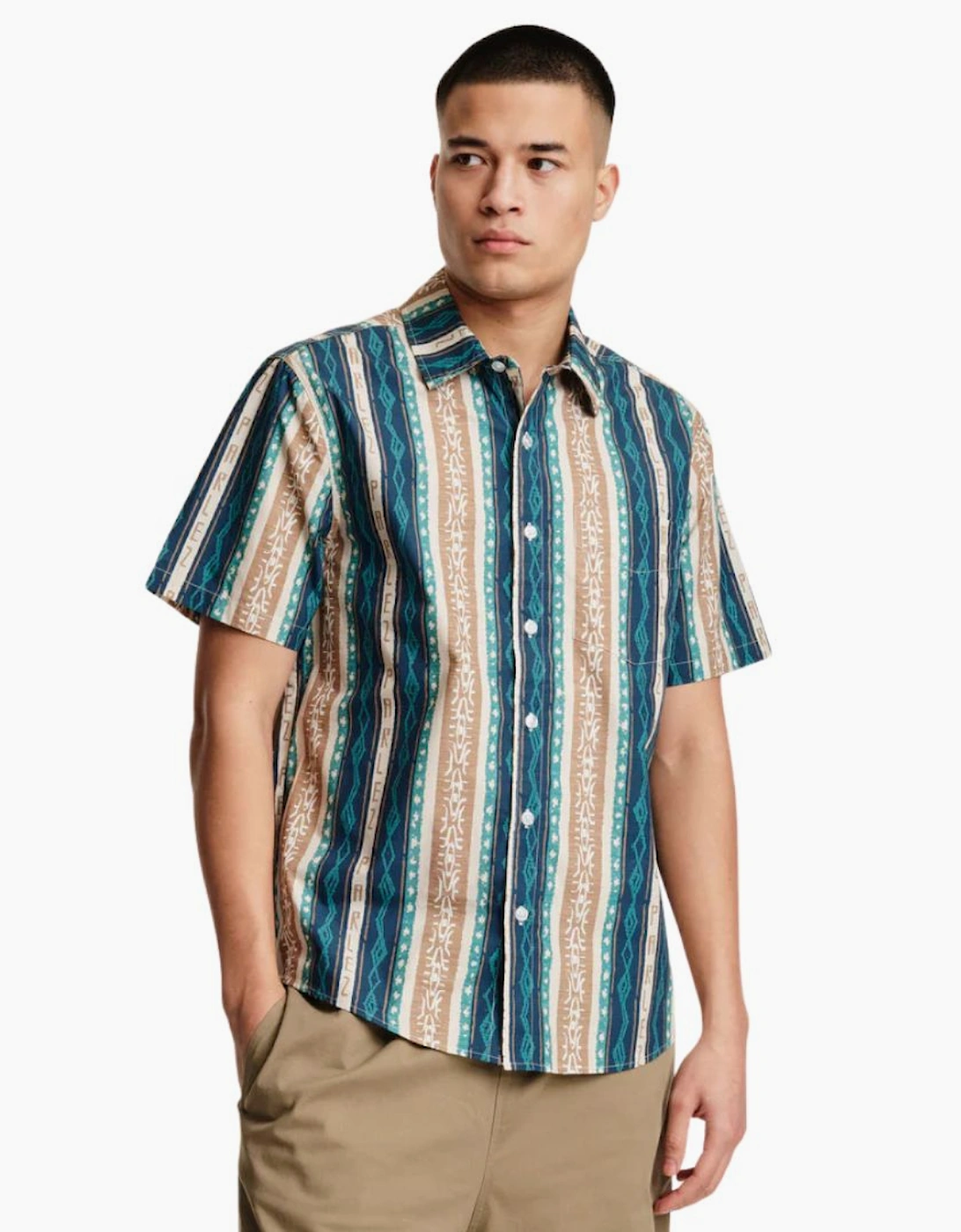 Men's Parlez Nevada Lagoon Shirt - : 42/Regular