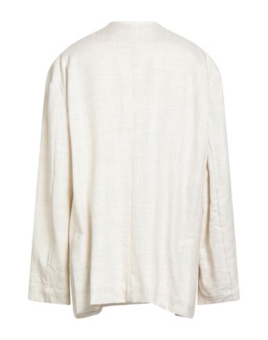 Woman Jacket Beige Size 4 Viscose, Linen