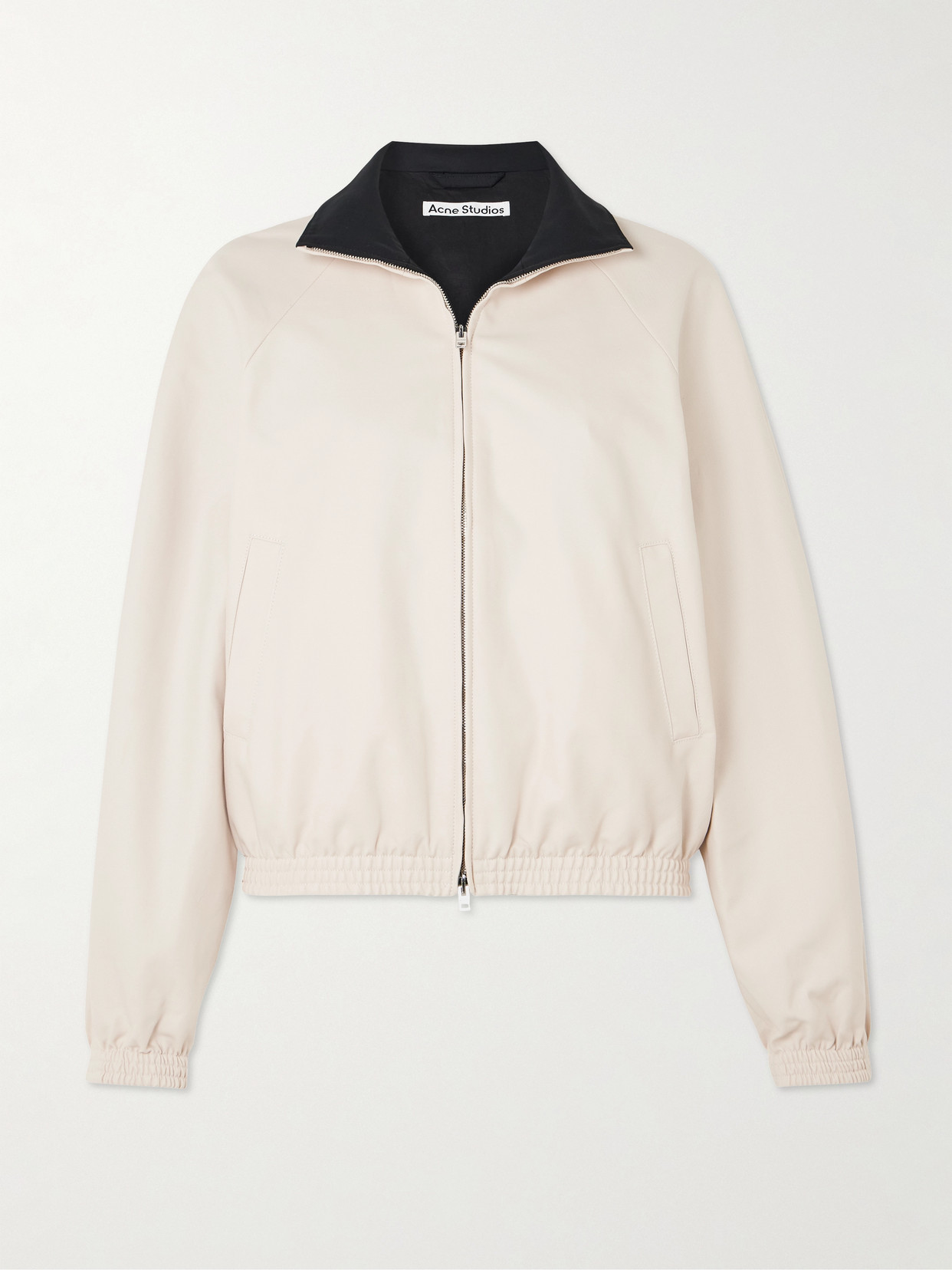 Cotton-sateen Jacket - Cream