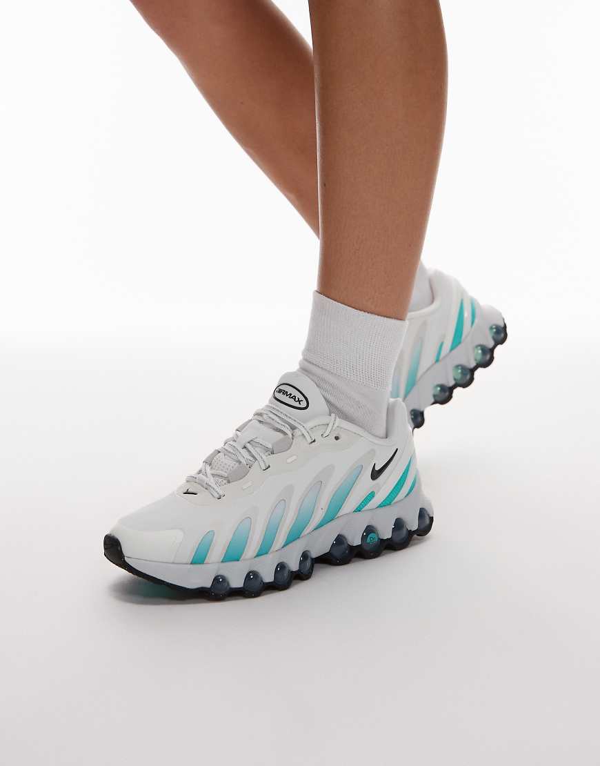 Air Max DN8 sneakers in white & blue