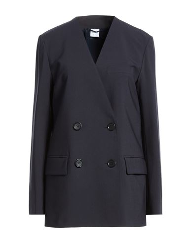 Woman Blazer Navy Size 8 Polyester, Virgin Wool, Elastane