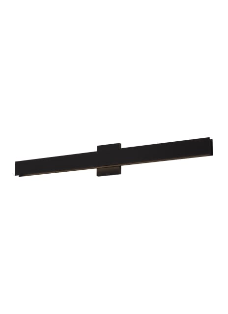 Nightshade Black LED Bath Vanity from the Bau Collection