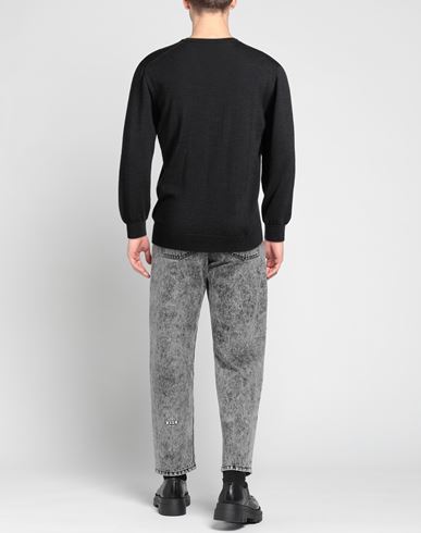 Man Sweater Lead Size 50 Merino Wool