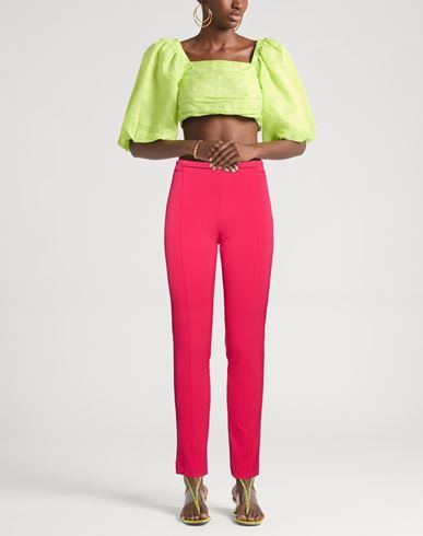 Woman Pants Fuchsia Size 10 Polyester, Elastane