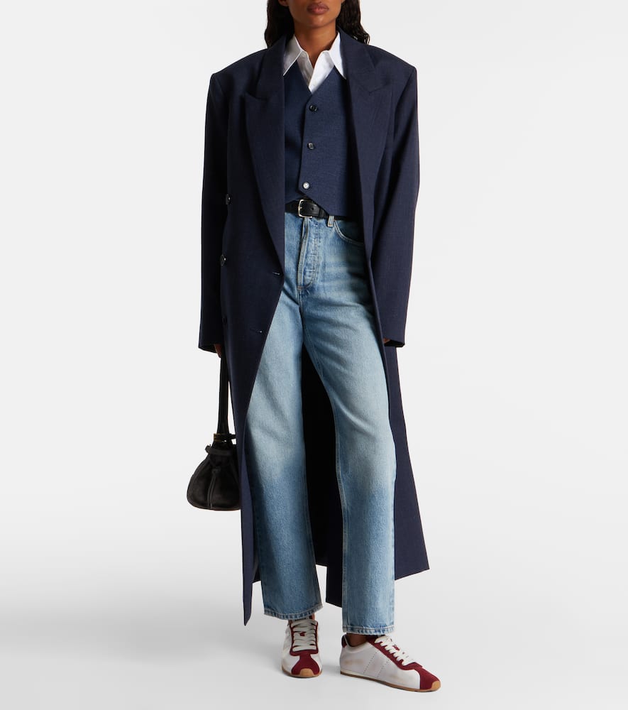 90's Pinch Waist high-rise straight jeans