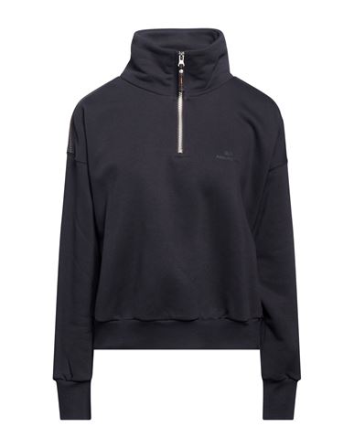 Woman Sweatshirt Midnight blue Size S Cotton, Polyester