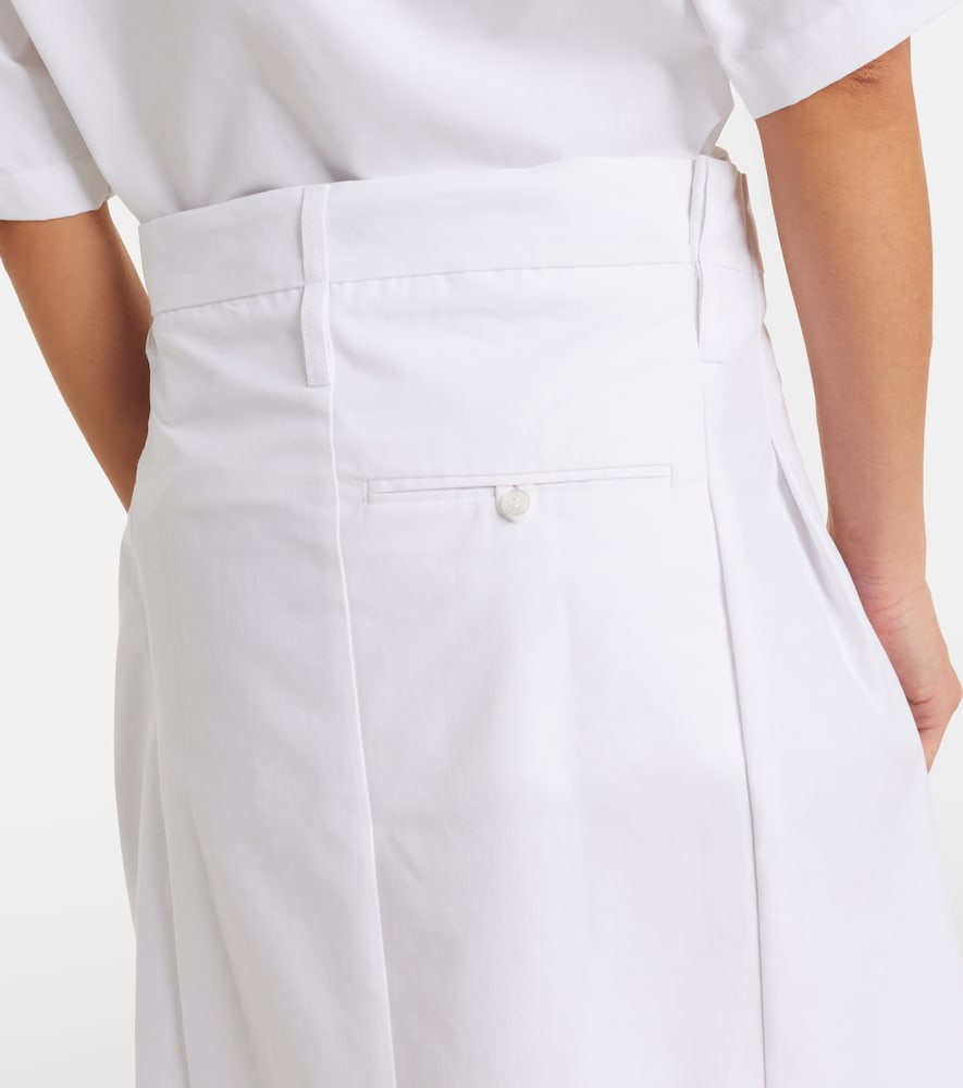 Cotton cargo skirt